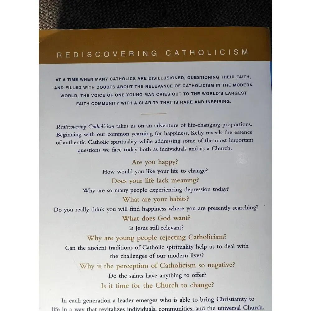 Rediscovering Catholicism by Matthew Kelly Soft Cover